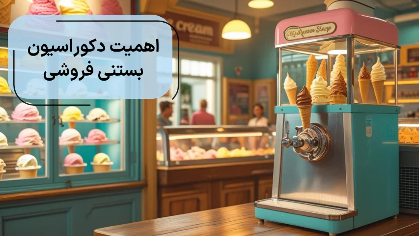 اهمیت دکوراسیون بستنی فروشی