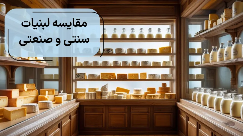 مقایسه لبنیات سنتی و صنعتی