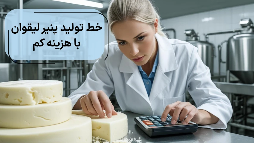 خط تولید پنیر لیقوان با هزینه کم