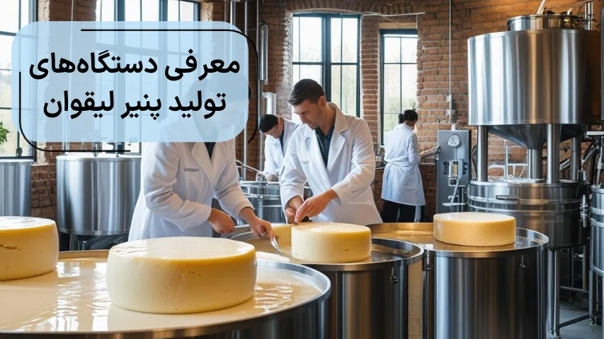 معرفی دستگاه‌های تولید پنیر لیقوان