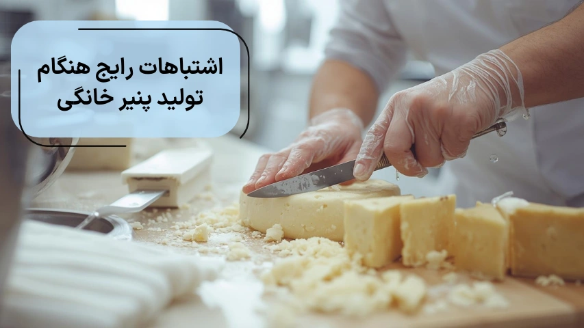 اشتباهات رایج هنگام تولید پنیر خانگی