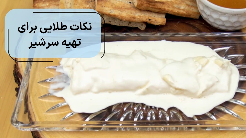 نکات طلایی برای تهیه سرشیر