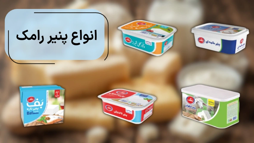 تصویر انواع پنیر رامک