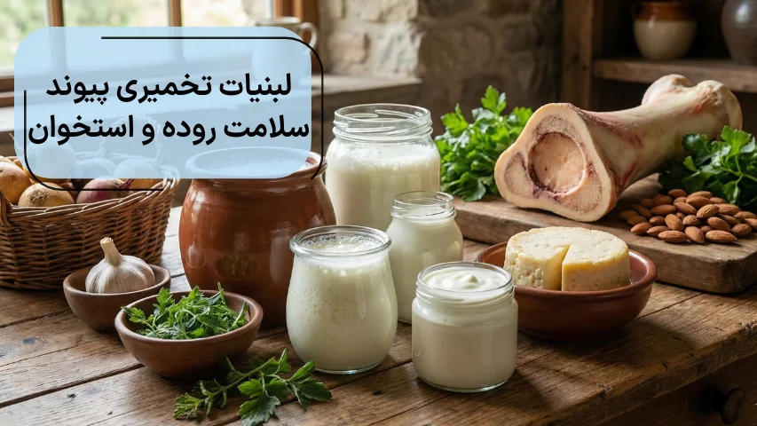 لبنیات تخمیری پیوند سلامت روده و استخوان